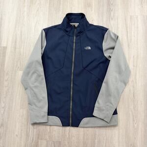 The North Face Kadet Jacket Men's Extra Large XL Blue Gray Soft Shell Outdoors